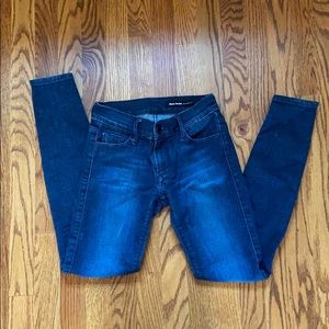 Black orchid skinny jeans with zippers